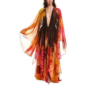 Retrofête Womens  Shelby Silk Dress